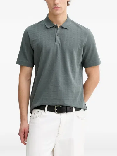 Marc O'polo Check-patterned Short-sleeve Polo Shirt In Multi
