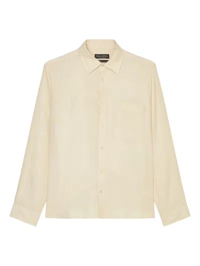 Marc O'polo Chest-pocket Button-up Shirt In Neutral