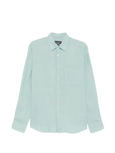 Marc O'polo Chest-pocket Long-sleeve Shirt In Blue