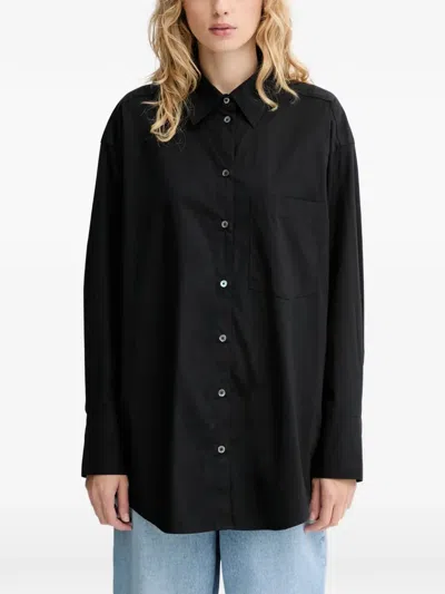Marc O'polo Chest-pocket Shirt In Black