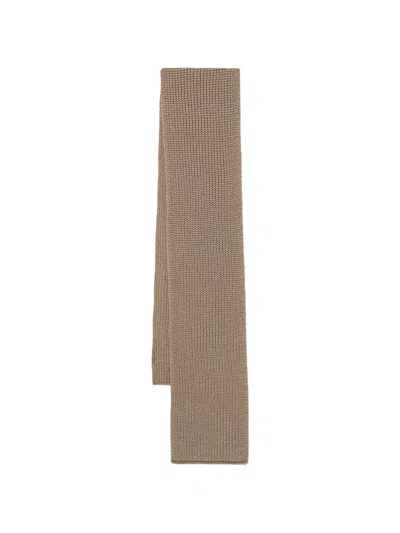 Marc O'polo Chunky-knit Scarf In Brown