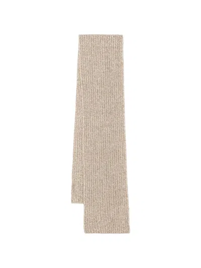 Marc O'polo Chunky-knit Scarf In Transparent