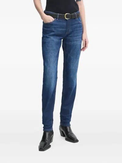 Marc O'polo Contrast-stitch Jeans In Blue