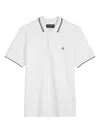 Marc O'polo Contrasting-stripes Polo Shirt In White