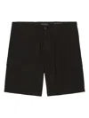 Marc O'polo Cotton Cargo Shorts In Black