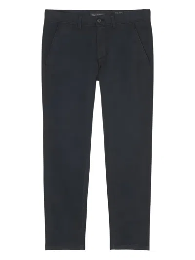 Marc O'polo Cotton Chinos In Blue