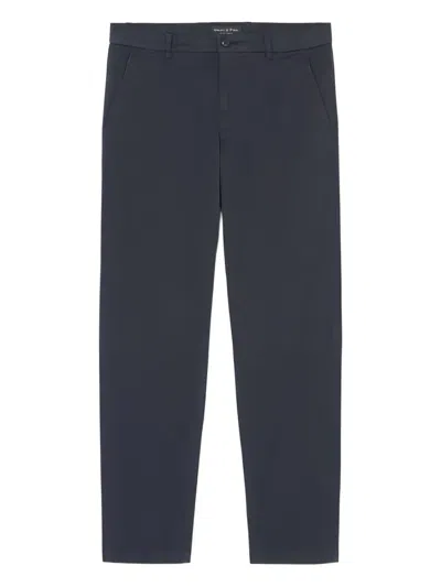 Marc O'polo Cotton Chinos In Blue