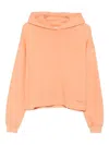 Marc O'polo Cotton Hoodie In Orange