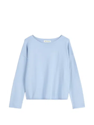 Marc O'polo Cotton Sweater In Blue