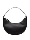 Marc O'polo Crescent-shape Top-zip Shoulder Bag In Black