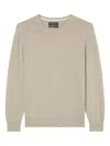 Marc O'polo Crew Neck Knitted Sweater In Neutral