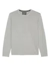 Marc O'polo Crew-neck Long-sleeved Sweater In Gray