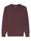 Marc O'polo Crew-neck Sweater In Burgundy