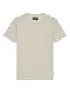 Marc O'polo Textured Crew-neck T-shirt In Neutral