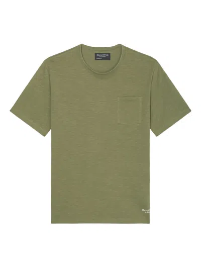 Marc O'polo Crew-neck T-shirt In Green