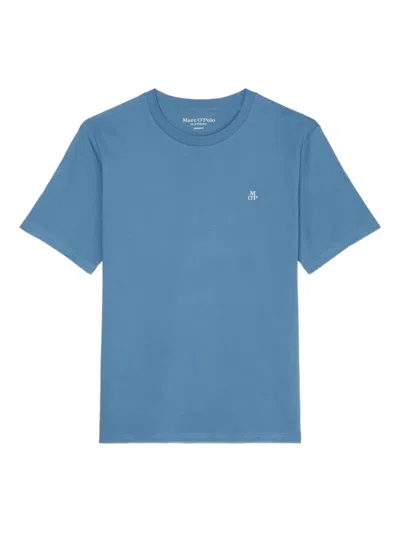 Marc O'polo Crew-neck T-shirt In Blue