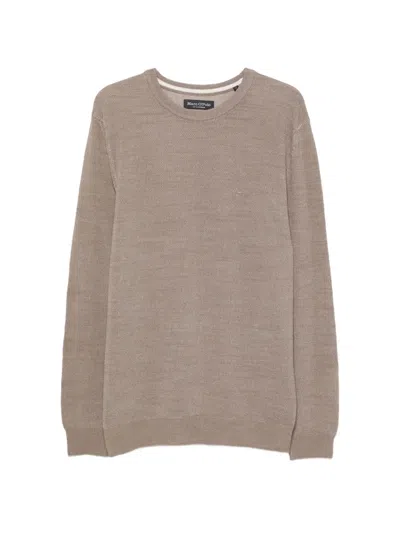 Marc O'polo Crew-neck Sweater In Brown