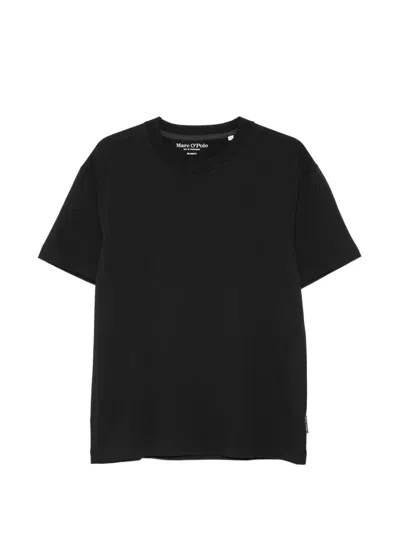 Marc O'polo Crew-neck T-shirt In Black
