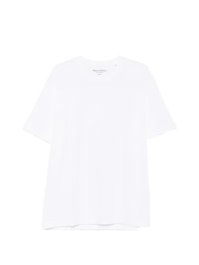 Marc O'polo Crew-neck T-shirt In White