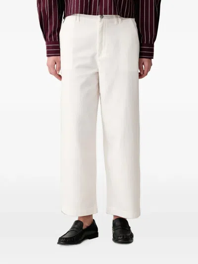 Marc O'polo Cropped Barrel-leg Jeans In Neutral