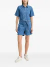 Marc O'polo Denim Button-fastening Jumpsuit In Blue
