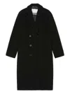 Marc O'polo Double-breasted Coat In Black
