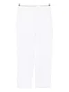 Marc O'polo Drawstring Cropped Trousers In White