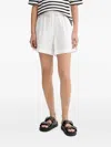 DRAWSTRING ELASTICATED COTTON SHORTS