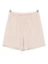 Marc O'polo Drawstring Linen Shorts In Neutral