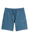 Marc O'polo Drawstring Pocketed Shorts In Blue