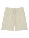 Marc O'polo Drawstring-waist Linen Shorts In Neutral