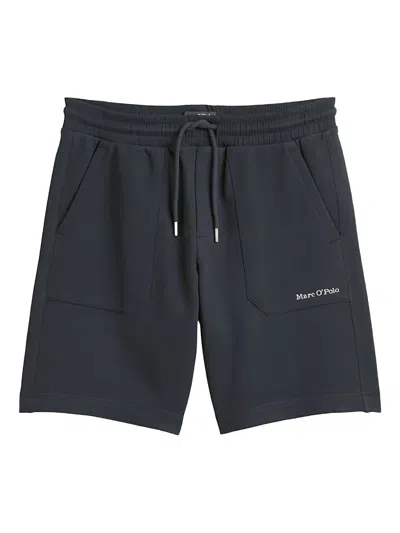 Marc O'polo Drawstring-waist Shorts In Blue