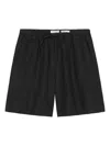 Marc O'polo Drawstring-waist Shorts In Black