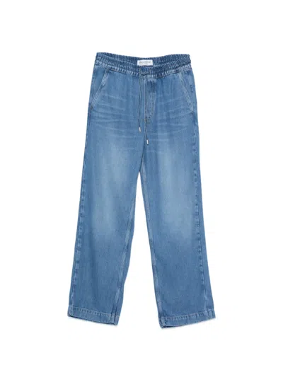 Marc O'polo Drawstring-waist Jeans In Blue