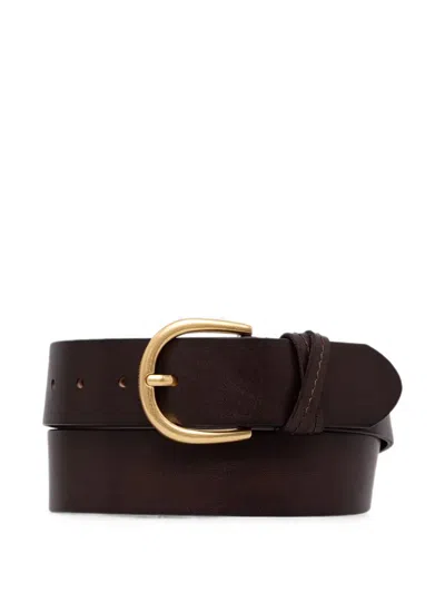 Marc O'polo Edis Buckle-fastening Belt In Brown