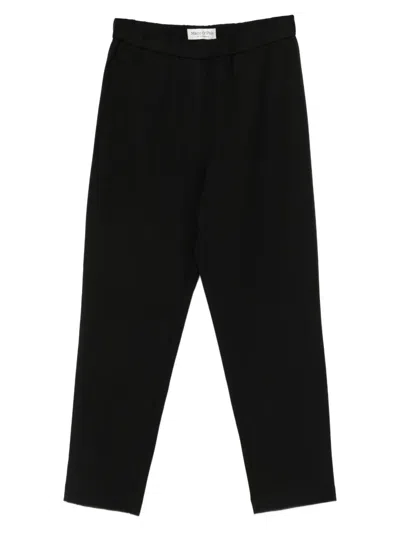 Marc O'polo Elastic-waistband Trousers In Black