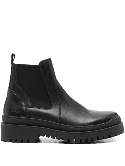 Marc O'polo Elasticated-panel Boots In Black