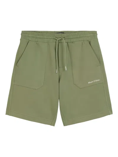 Marc O'polo Elasticated-waist Shorts In Green