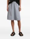 Marc O'polo Elasticated-waist Skirt In Gray