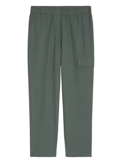 Marc O'polo Elasticated-waist Trousers In Gray
