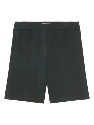 Marc O'polo Elasticated-waistband Shorts In Black