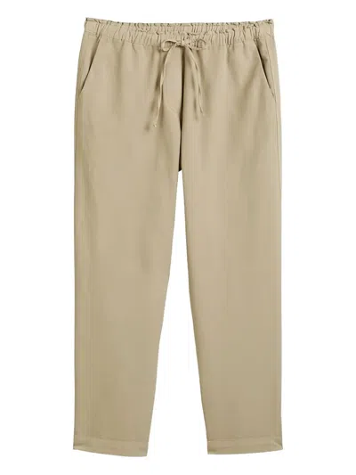 Marc O'polo Elasticated-waistband Trousers In Neutral