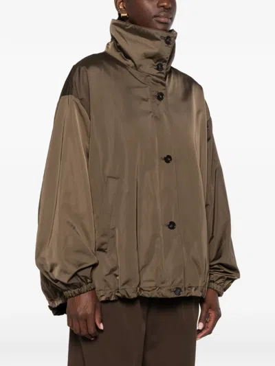 Marc O'polo Elasticated-hem Jacket In Brown