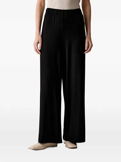 Marc O'polo Elasticated-waist Trousers In Black