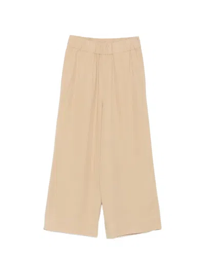 Marc O'polo Elasticated-waistband Palazzo Pants In Neutral