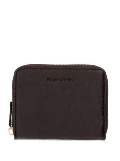 Marc O'polo Ellis Logo-debossed Zip-around Leather Wallet In Pattern