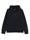 Marc O'polo Embroidered-logo Hoodie In Blue