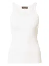 Marc O'polo Fine-ribbed Tank Top In White