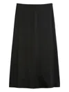 Marc O'polo Flared Midi Skirt In Black
