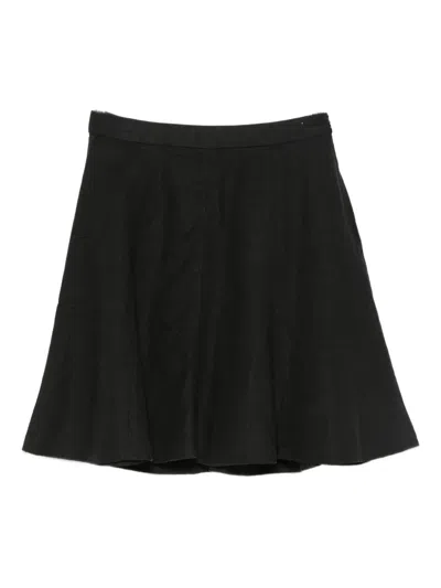 Marc O'polo Flared Mini Skirt In Black